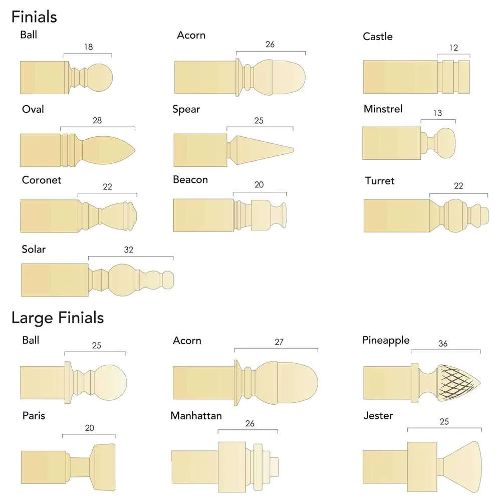 16 mm Solid Brass Stair Rods