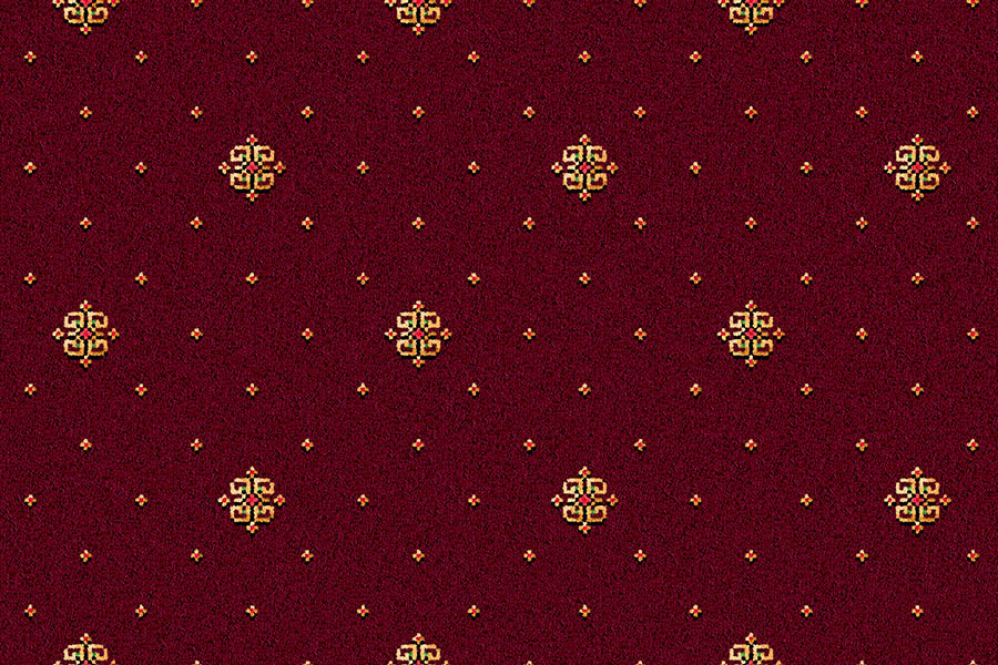 Ulster Carpets Athenia Motif Wine 22/2566