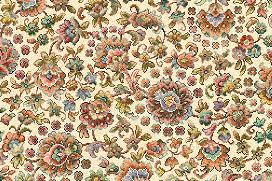 Ulster Carpets Glenavy White Shirzar 1/2467