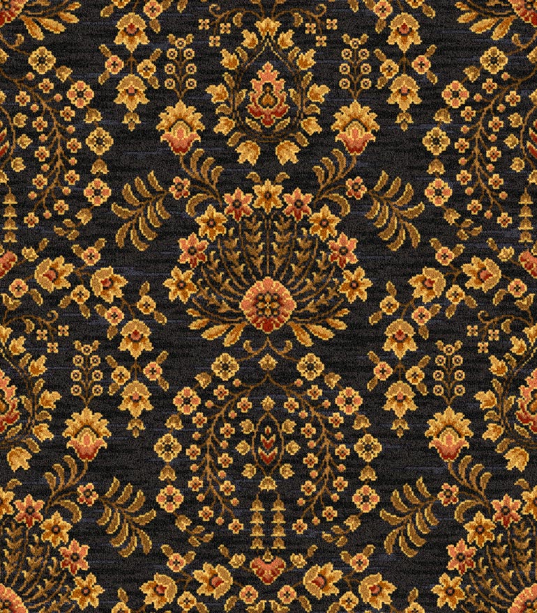 Ulster Carpets Glenmoy Black Sultan 91/2650